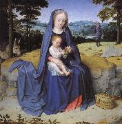 Gerard David Vila during the flight to Egypt oil painting on canvas